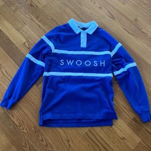 Retro Nike rugby long sleeve polo nwot